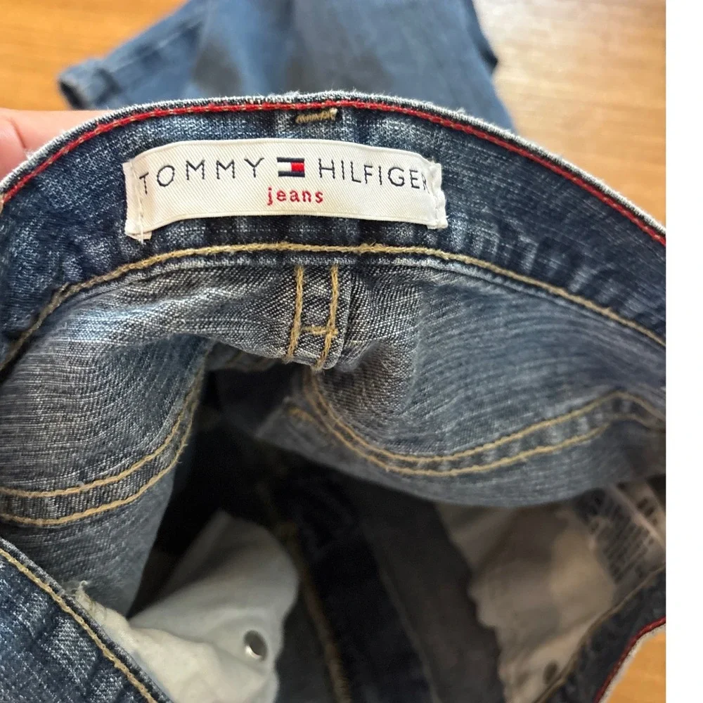 Tommy Hilfiger Jeans Women Blue Vintage Straight Leg Denim SIZE 4‎